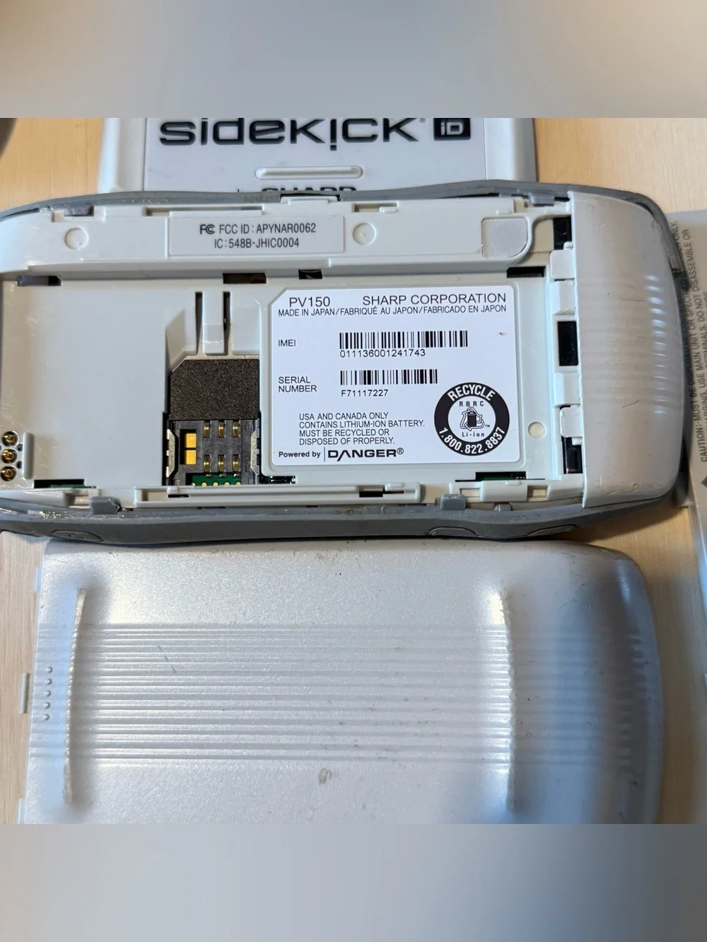 3-T-Mobile Sidekick PV150/200/HT-G01011 Gray “UNTESTED”No-Charger Read Info Blw